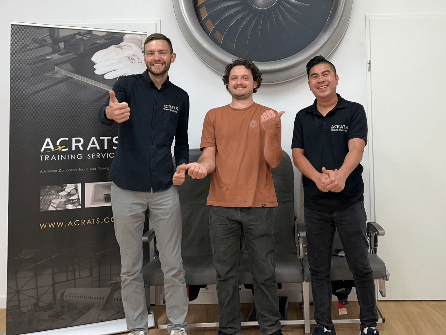 Celebrating Achievement: Aero-Dienst Nürnberg Student Completes General Composite Structure Training at ACRATS