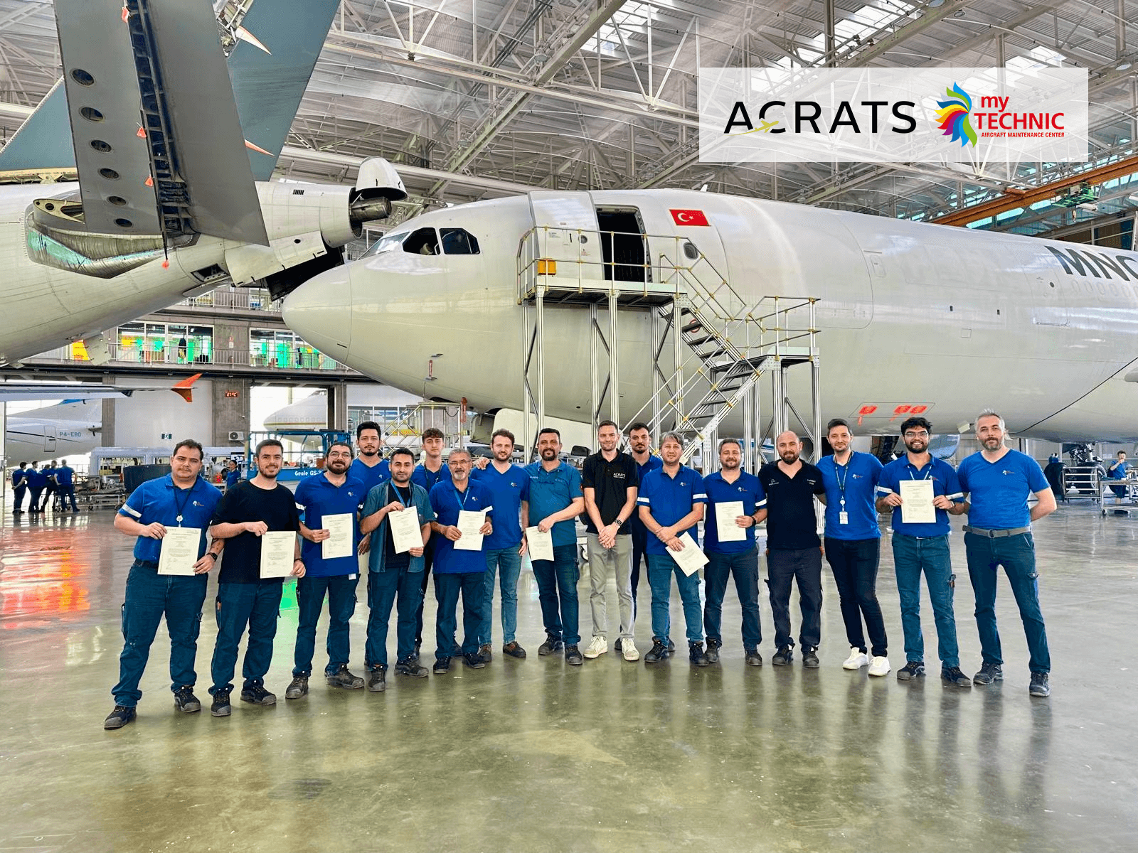 Celebrating Success: ACRATS Completes Aircraft Composite Structure Training at myTECHNIC MRO Technic Services A.S.